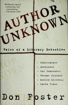 Why read Author Unknown?