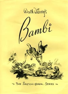 Book cover of Walt Disney's Bambi: The Sketchbook Series