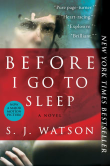 Book cover of Before I Go to Sleep