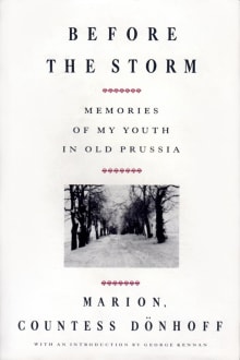 Book cover of Before The Storm: Memories of My Youth in Old Prussia