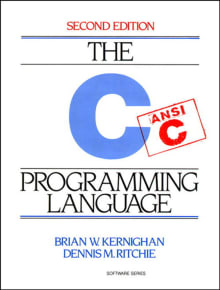 Book cover of The C Programming Language