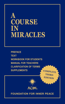 Book cover of A Course in Miracles: Combined Volume