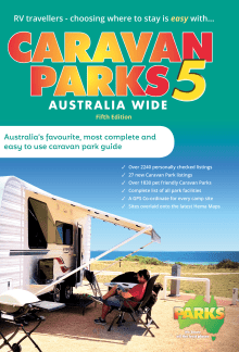 Book cover of Caravan Parks Australia Wide 5: Australia's favourite, most complete and easy to use Caravan Park Guide