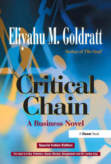 Book cover of Critical Chain: A Business Novel