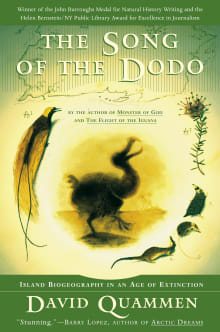 Book cover of The Song of the Dodo: Island Biogeography in an Age of Extinctions