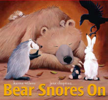 Book cover of Bear Snores On