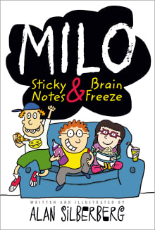 Book cover of Milo: Sticky Notes & Brain Freeze