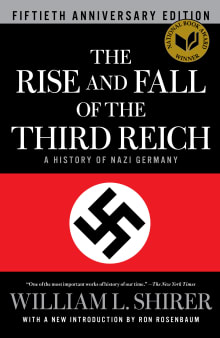 Book cover of The Rise and Fall of the Third Reich: A History of Nazi Germany