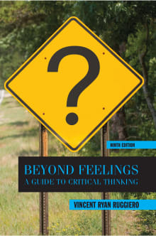 Book cover of Beyond Feelings: A Guide to Critical Thinking