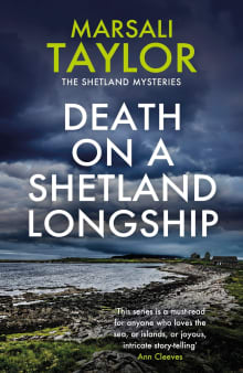 Book cover of Death on a Shetland Longship: The Shetland Sailing Mysteries