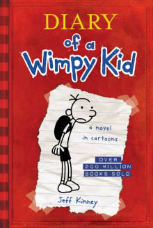 Book cover of Diary Of A Wimpy Kid