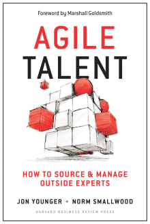 Book cover of Agile Talent: How to Source and Manage Outside Experts