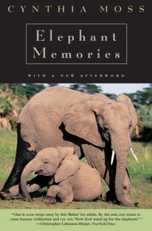 Book cover of Elephant Memories: Thirteen Years in the Life of an Elephant Family