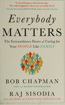 Book cover of Everybody Matters: The Extraordinary Power of Caring for Your People Like Family