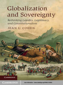 Book cover of Globalization and Sovereignty: Rethinking Legality, Legitimacy, and Constitutionalism