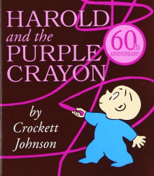 Book cover of Harold and the Purple Crayon