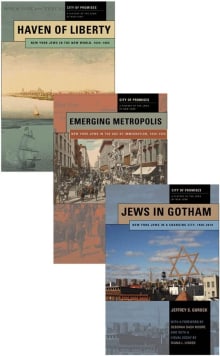 Book cover of City of Promises: A History of the Jews of New York, 3-volume box set