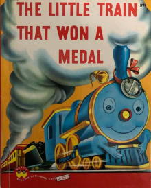 Book cover of The Little Train That Won A Medal