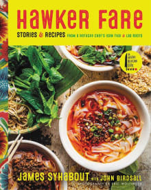 Book cover of Hawker Fare: Stories & Recipes from a Refugee Chef's Isan Thai & Lao Roots