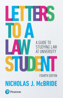 Book cover of Letters to a Law Student