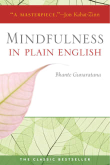 Book cover of Mindfulness in Plain English