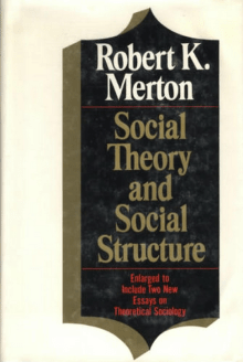 Book cover of Social Theory and Social Structure