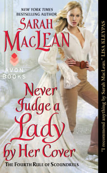 Book cover of Never Judge a Lady by Her Cover