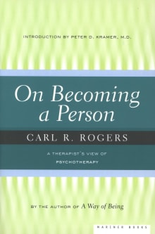 Book cover of On Becoming a Person: A Therapist's View of Psychotherapy