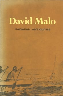 Book cover of Hawaiian Antiquities