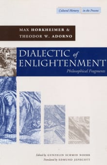 Book cover of Dialectic of Enlightenment