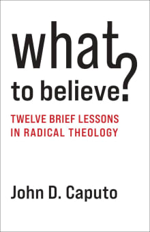 Book cover of What to Believe? Twelve Brief Lessons in Radical Theology