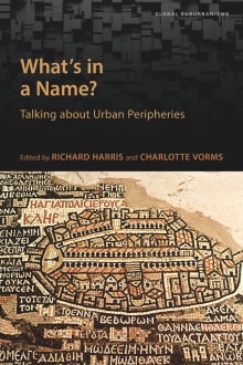 Book cover of What's in a Name? Talking about Urban Peripheries