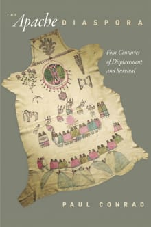 Book cover of The Apache Diaspora: Four Centuries of Displacement and Survival