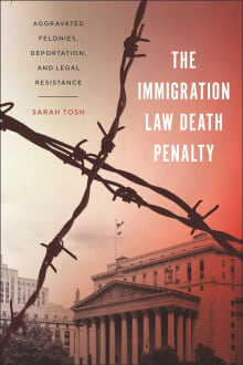 Book cover of The Immigration Law Death Penalty: Aggravated Felonies, Deportation, and Legal Resistance