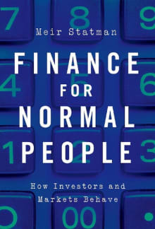 Book cover of Finance for Normal People: How Investors and Markets Behave