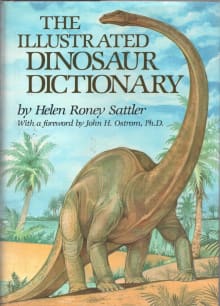 Book cover of The Illustrated Dinosaur Dictionary