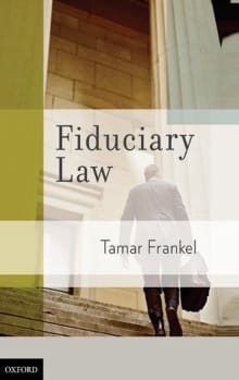 Book cover of Fiduciary Law