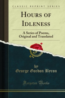 Book cover of Hours of Idleness