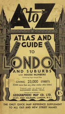 Book cover of London A-Z Street Atlas