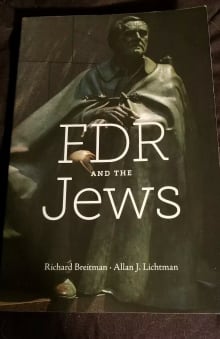 Book cover of FDR and the Jews