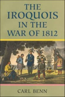 Book cover of The Iroquois in the War of 1812