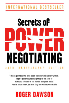 Book cover of Secrets of Power Negotiating