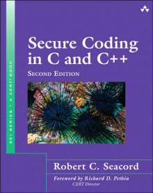 Book cover of Secure Coding in C and C++