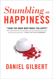 Book cover of Stumbling on Happiness