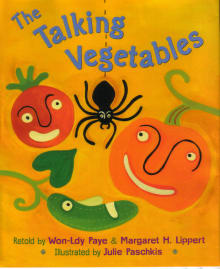 Book cover of The Talking Vegetables