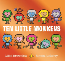 Book cover of Ten Little Monkeys