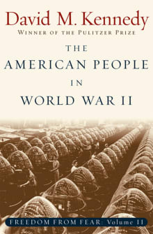 Book cover of The American People in World War II: Freedom from Fear, Part Two