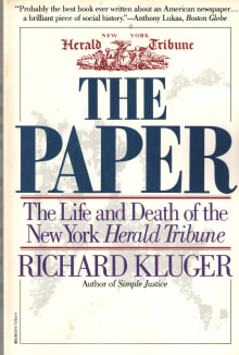 Book cover of The Paper: The Life and Death of the New York Herald Tribune