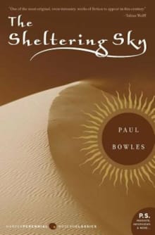 Book cover of The Sheltering Sky