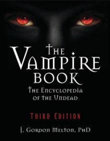 Book cover of The Vampire Book: The Encyclopedia of the Undead